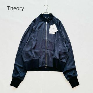 セオリー(theory)の新品 Theory セオリー ブルゾン トラックジャケット ラグランスリーブ M(ブルゾン)