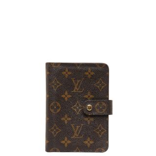 ルイヴィトン(LOUIS VUITTON)のルイ ヴィトン モノグラム ポルトパピエ 二つ折り財布 M61207 PVC レディース LOUIS VUITTON 【1-0148986】(財布)