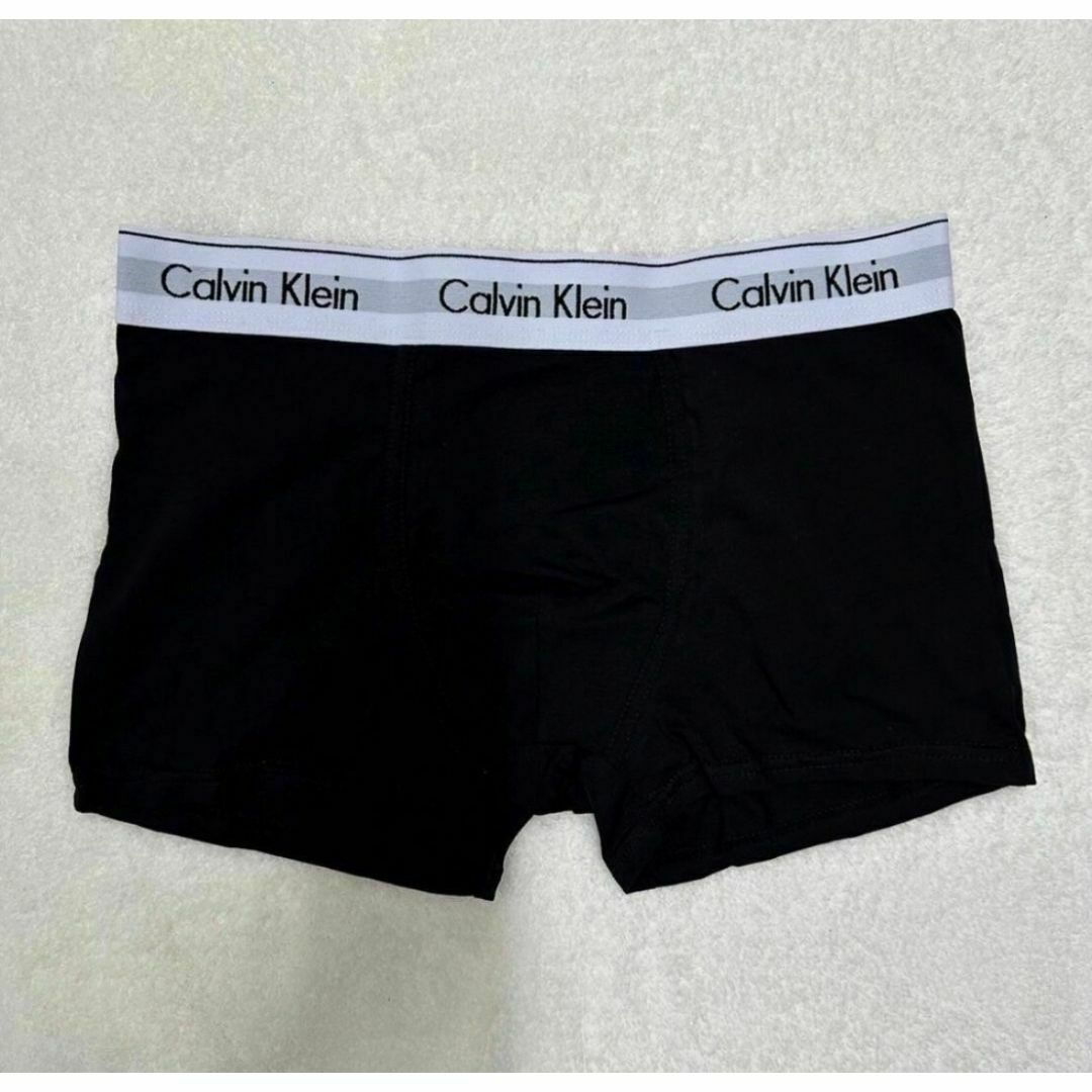 Calvin Klein(カルバンクライン)のカルバンクライン ボクサーパンツ Sサイズ ブラック 白ライン 黒 3枚セット メンズのアンダーウェア(ボクサーパンツ)の商品写真