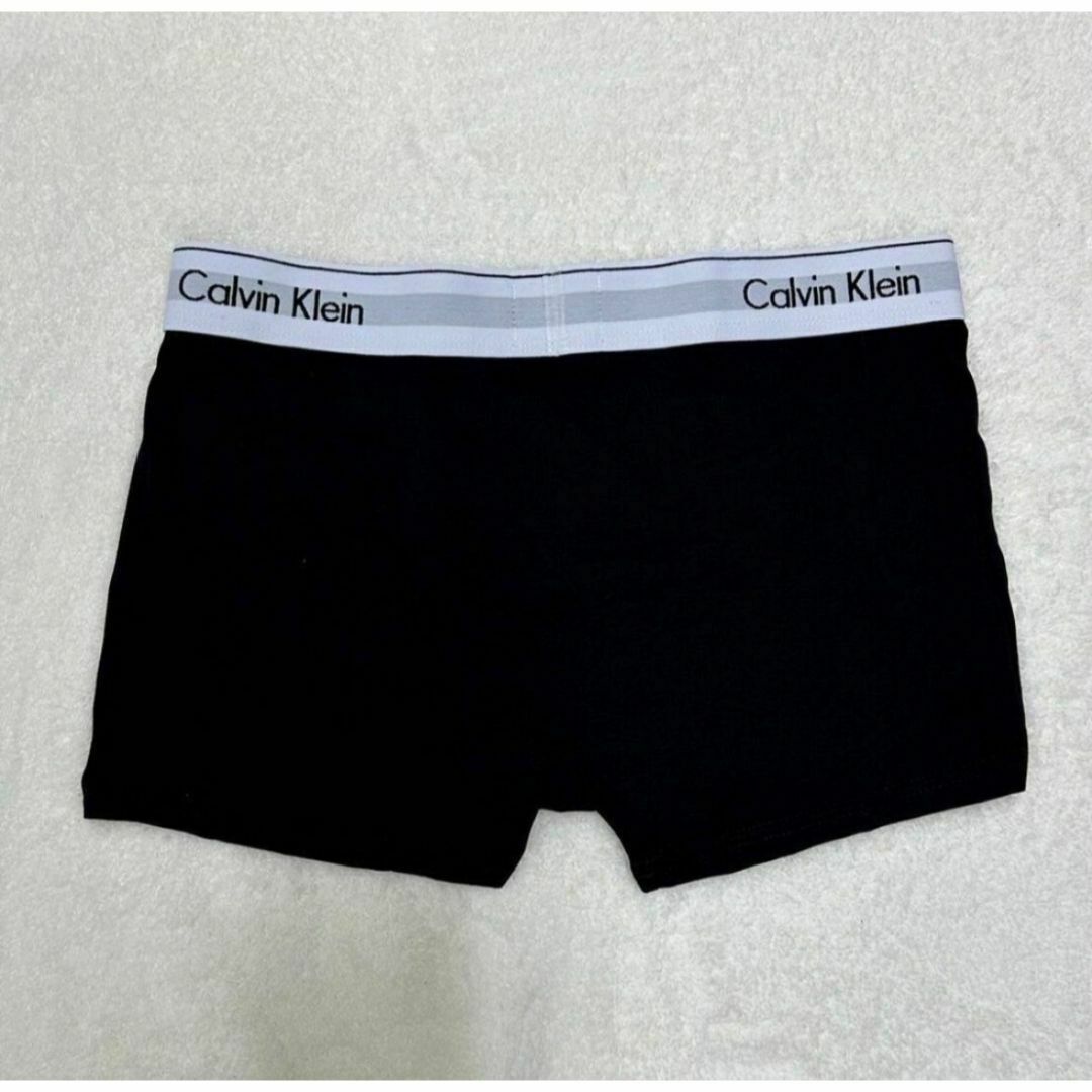 Calvin Klein(カルバンクライン)のカルバンクライン ボクサーパンツ Sサイズ ブラック 白ライン 黒 3枚セット メンズのアンダーウェア(ボクサーパンツ)の商品写真