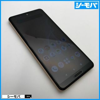 シャープ(SHARP)の1272スマホ AQUOS sense4 SH-41A SIMフリーピンク中古(スマートフォン本体)