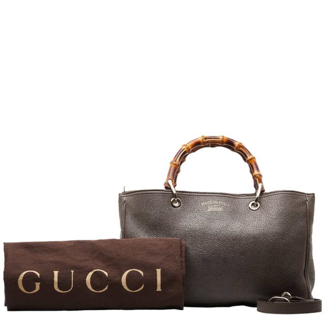 Gucci(グッチ)のグッチ バンブー ハンドバッグ ショルダーバッグ 2WAY レザー レディース GUCCI 【1-0149057】 レディースのバッグ(ハンドバッグ)の商品写真