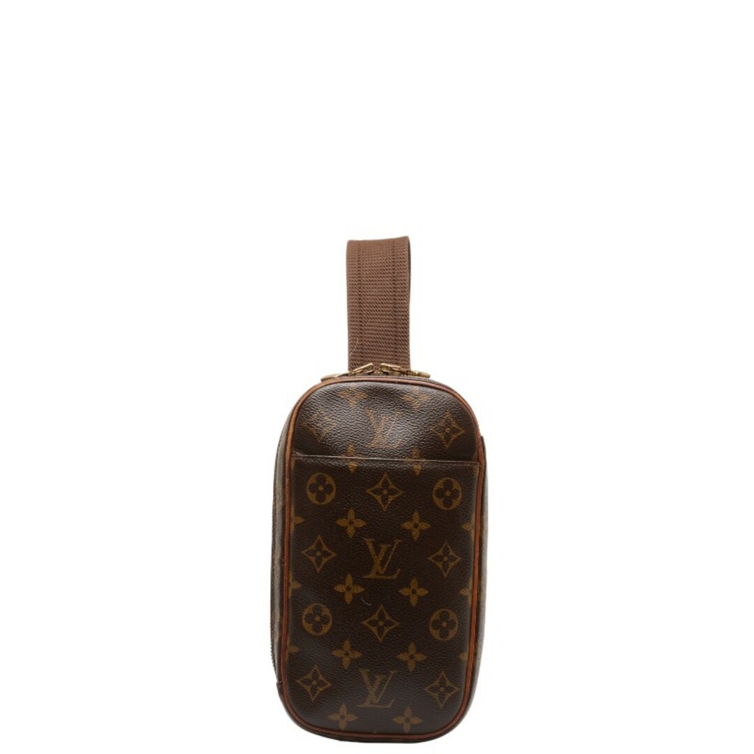 LOUIS VUITTON(ルイヴィトン)のルイ ヴィトン モノグラム ポシェットガンジュ ボディバッグ ウエストバッグ M51870 PVC メンズ LOUIS VUITTON 【1-0149261】 メンズのバッグ(ボディーバッグ)の商品写真