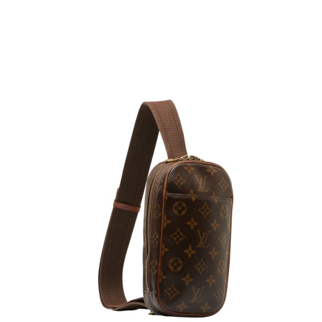 LOUIS VUITTON(ルイヴィトン)のルイ ヴィトン モノグラム ポシェットガンジュ ボディバッグ ウエストバッグ M51870 PVC メンズ LOUIS VUITTON 【1-0149261】 メンズのバッグ(ボディーバッグ)の商品写真