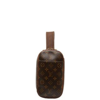 ルイヴィトン(LOUIS VUITTON)のルイ ヴィトン モノグラム ポシェットガンジュ ボディバッグ ウエストバッグ M51870 PVC メンズ LOUIS VUITTON 【1-0149261】(ボディーバッグ)