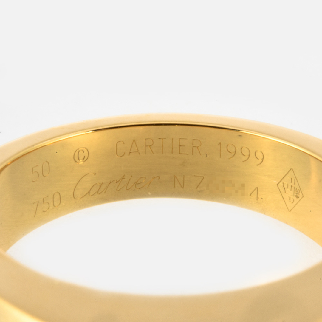 Cartier(カルティエ)のカルティエ Cartier タンク リング 指輪 シトリン #50 K18YG レディース【中古】 レディースのアクセサリー(リング(指輪))の商品写真