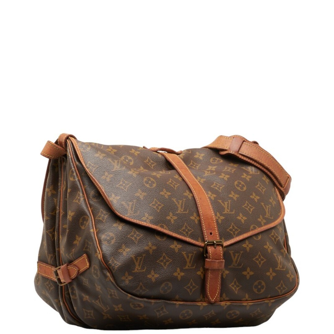 LOUIS VUITTON(ルイヴィトン)のルイ ヴィトン モノグラム ソミュール35 斜め掛け ショルダーバッグ M42254 PVC レディース LOUIS VUITTON 【1-0149294】 レディースのバッグ(ショルダーバッグ)の商品写真