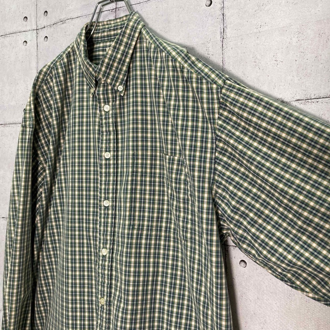 GAP(ギャップ)の【レア】90s GAP/ギャップ チェック 長袖シャツ ボタンダウン XL メンズのトップス(シャツ)の商品写真