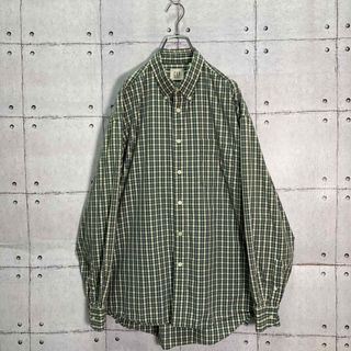 ギャップ(GAP)の【レア】90s GAP/ギャップ チェック 長袖シャツ ボタンダウン XL(シャツ)