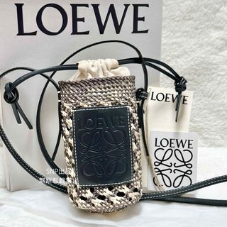 LOEWE - ロエベ 美品  シリンダー ポケット ショルダーバッグ ポシェット カゴ