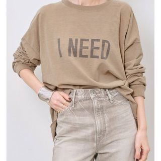 アパルトモンドゥーズィエムクラス(L'Appartement DEUXIEME CLASSE)のレミレリーフ　LONGSLEEVE T "INEED"(Tシャツ(長袖/七分))