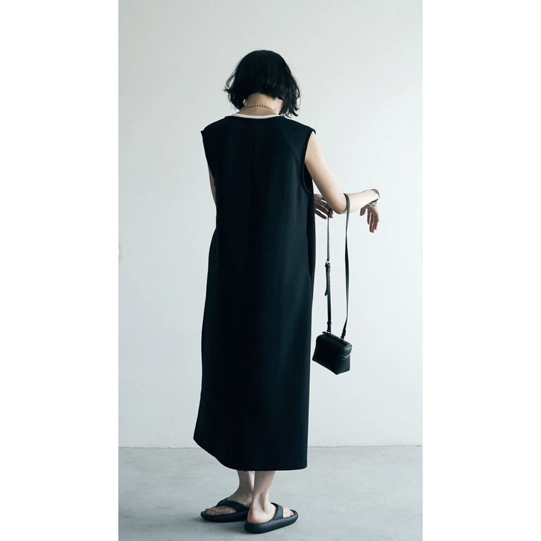 marjour ロングベストドレス ブラック Mサイズ レディースのワンピース(ロングワンピース/マキシワンピース)の商品写真