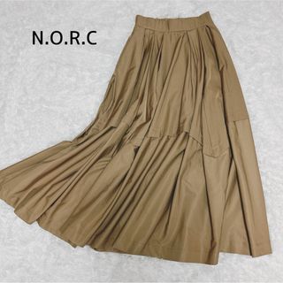 ノーク(N.O.R.C)の【美品】N.O.R.C ノーク　リコンストラクトボリュームスカート　L(ロングスカート)