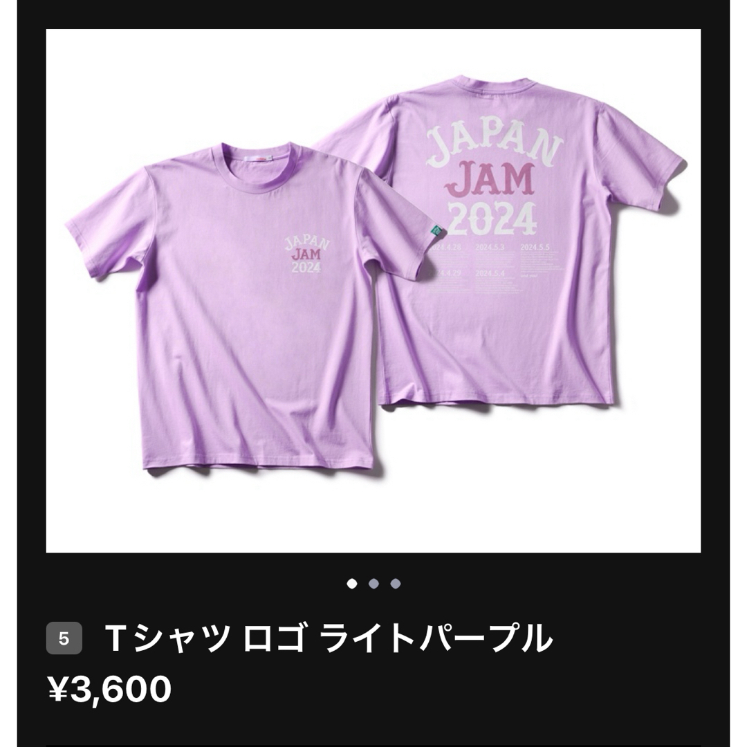 JAPAN JAM2024年　Tシャツ メンズのトップス(Tシャツ/カットソー(半袖/袖なし))の商品写真