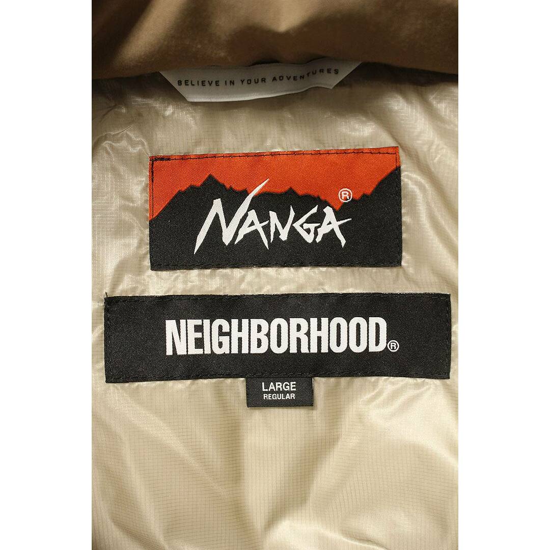 NEIGHBORHOOD(ネイバーフッド)のネイバーフッド ×ナンガ NANGA  22AW  222NNNNN-JKM01 TAKIBI DOWN JK PE フーデッドダウンジャケット メンズ L メンズのジャケット/アウター(ダウンジャケット)の商品写真