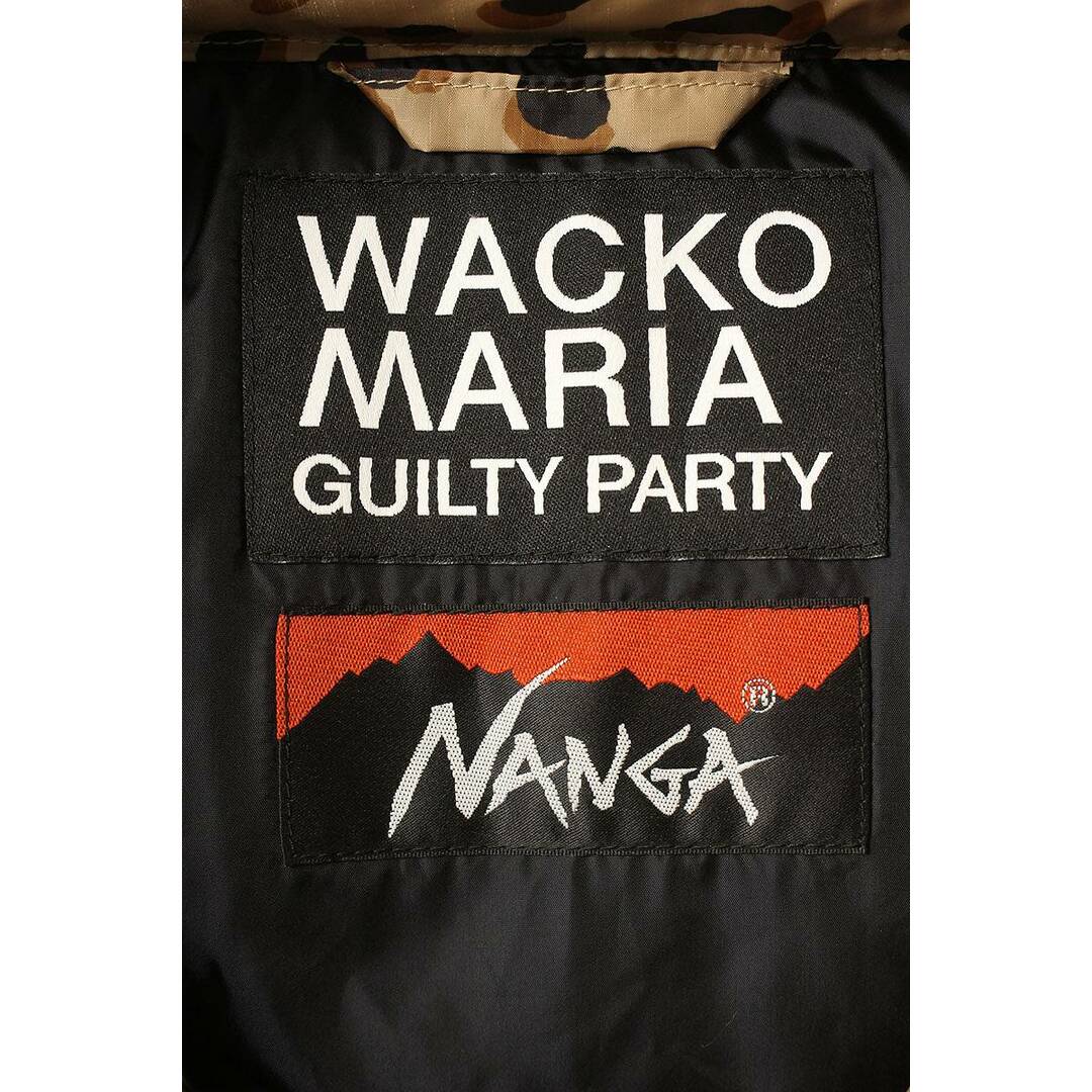 WACKO MARIA(ワコマリア)のワコマリア  23AW  23FW-WMO-NA05 ×NANGAレオパード柄ダウンジャケット メンズ M メンズのジャケット/アウター(ダウンジャケット)の商品写真