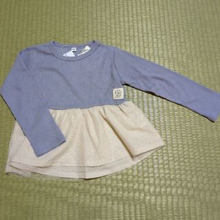 ニシマツヤ(西松屋)の女児用長袖チュニック(１００センチ)(Tシャツ/カットソー)