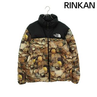 シュプリーム(Supreme)のシュプリーム ×ノースフェイス THE NORTH FACE  16AW  Nuptse Jacket リーフカモ柄ヌプシダウンジャケット メンズ M(ダウンジャケット)