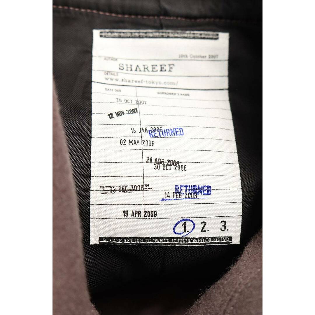 SHAREEF(シャリーフ)のシャリーフ ウールダブルステンカラーコート メンズ 1 メンズのジャケット/アウター(ステンカラーコート)の商品写真