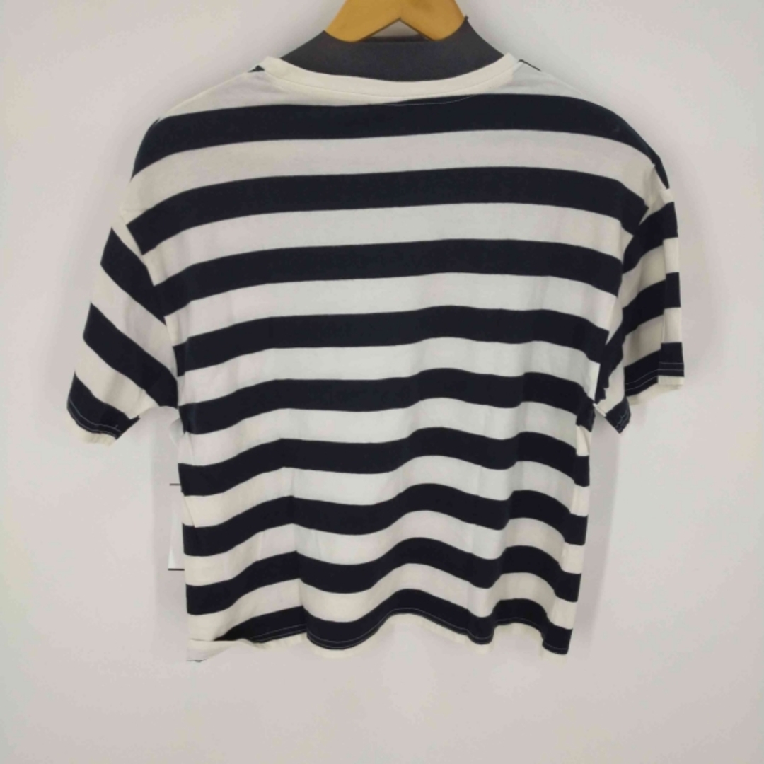 ZARA(ザラ)のZARA(ザラ) クロップドボーダーS/Sカットソー レディース トップス レディースのトップス(Tシャツ(半袖/袖なし))の商品写真