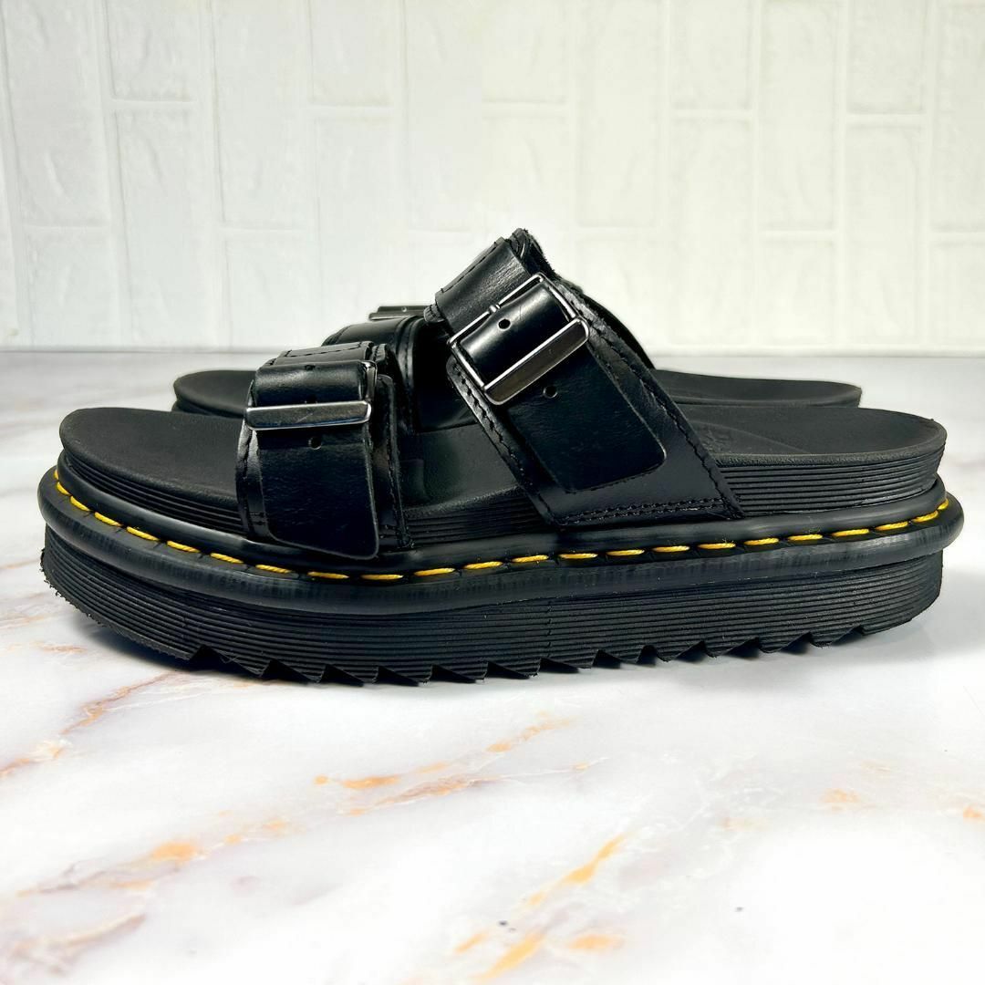 Dr.Martens(ドクターマーチン)の【良品】ドクターマーチン　サンダル　ブラック　MYLES UK5（24cm相当） レディースの靴/シューズ(サンダル)の商品写真