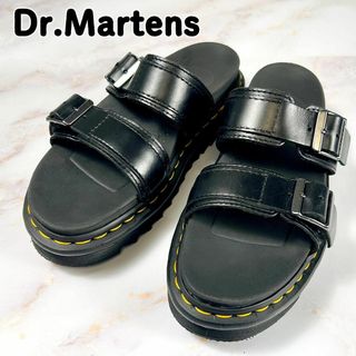 ドクターマーチン(Dr.Martens)の【良品】ドクターマーチン　サンダル　ブラック　MYLES UK5（24cm相当）(サンダル)