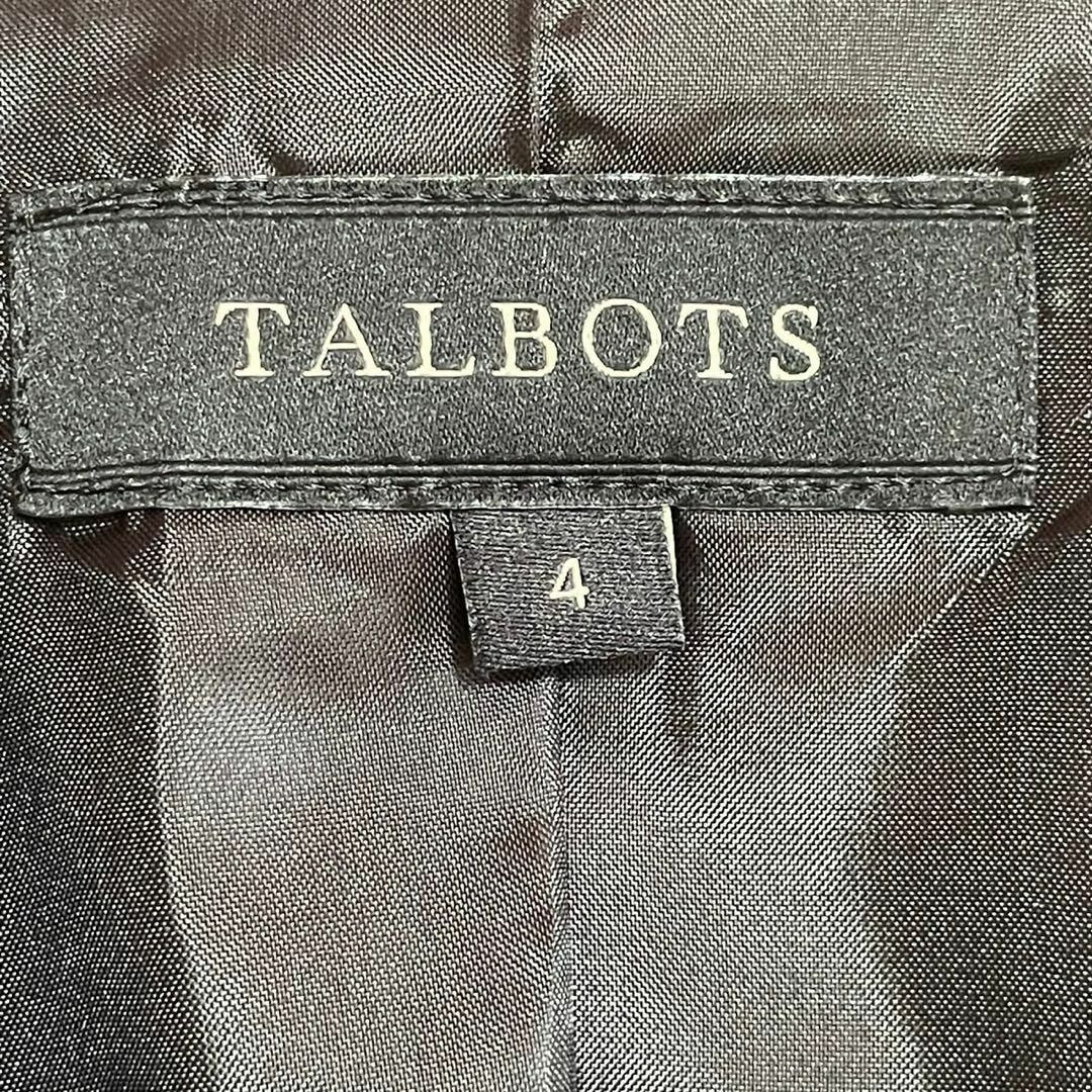 TALBOTS(タルボット)のTALBOTS タルボット　リネン混ジャケット　ブラック　サイズ4 レディースのジャケット/アウター(テーラードジャケット)の商品写真