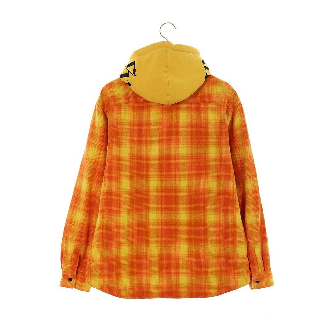 Supreme(シュプリーム)のシュプリーム  21AW  Hooded Flannel Zip Up Shirt フーデッドフランネルジップアップシャツブルゾン メンズ M メンズのジャケット/アウター(ブルゾン)の商品写真