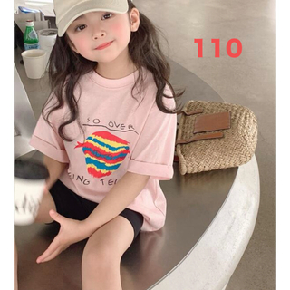 子供服 韓国子供服  半袖 Tシャツ トップス 女の子 男の子(Tシャツ/カットソー)