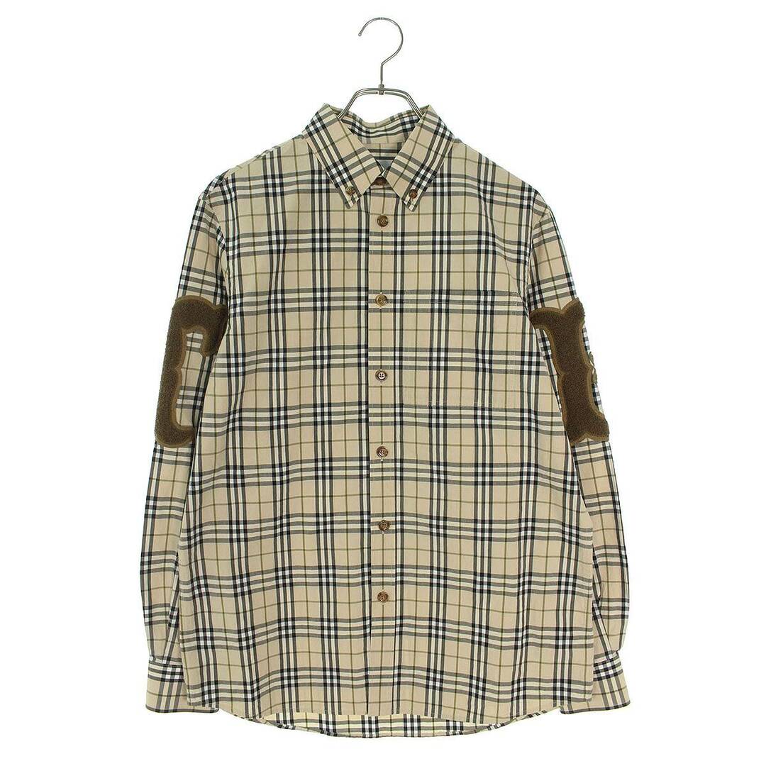 BURBERRY(バーバリー)のバーバリー  8042350 アームTBフェルトワッペンチェック柄長袖シャツ メンズ XS メンズのトップス(シャツ)の商品写真