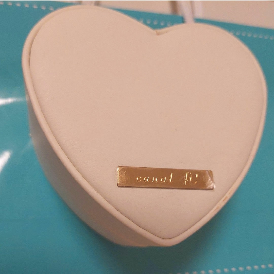 canal４℃(カナルヨンドシー)のcanal 4℃　ハート　ピンクゴールド　ネックレス　ジュエリーボックス レディースのアクセサリー(ネックレス)の商品写真