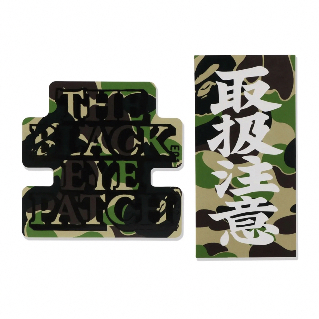 A BATHING APE(アベイシングエイプ)の即日配送！非売品！Bape Black Eye Patch ステッカー エンタメ/ホビーのコレクション(ノベルティグッズ)の商品写真