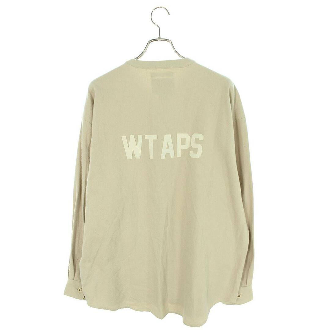 W)taps(ダブルタップス)のダブルタップス  21AW  212TQDT-SHM04 ロゴベースボール長袖シャツ メンズ 3 メンズのトップス(シャツ)の商品写真