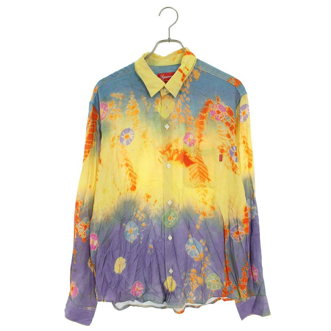 Supreme(シュプリーム)のシュプリーム  19AW  Batik Print Rayon Shirt 総柄レーヨンプリント長袖シャツ メンズ M メンズのトップス(シャツ)の商品写真