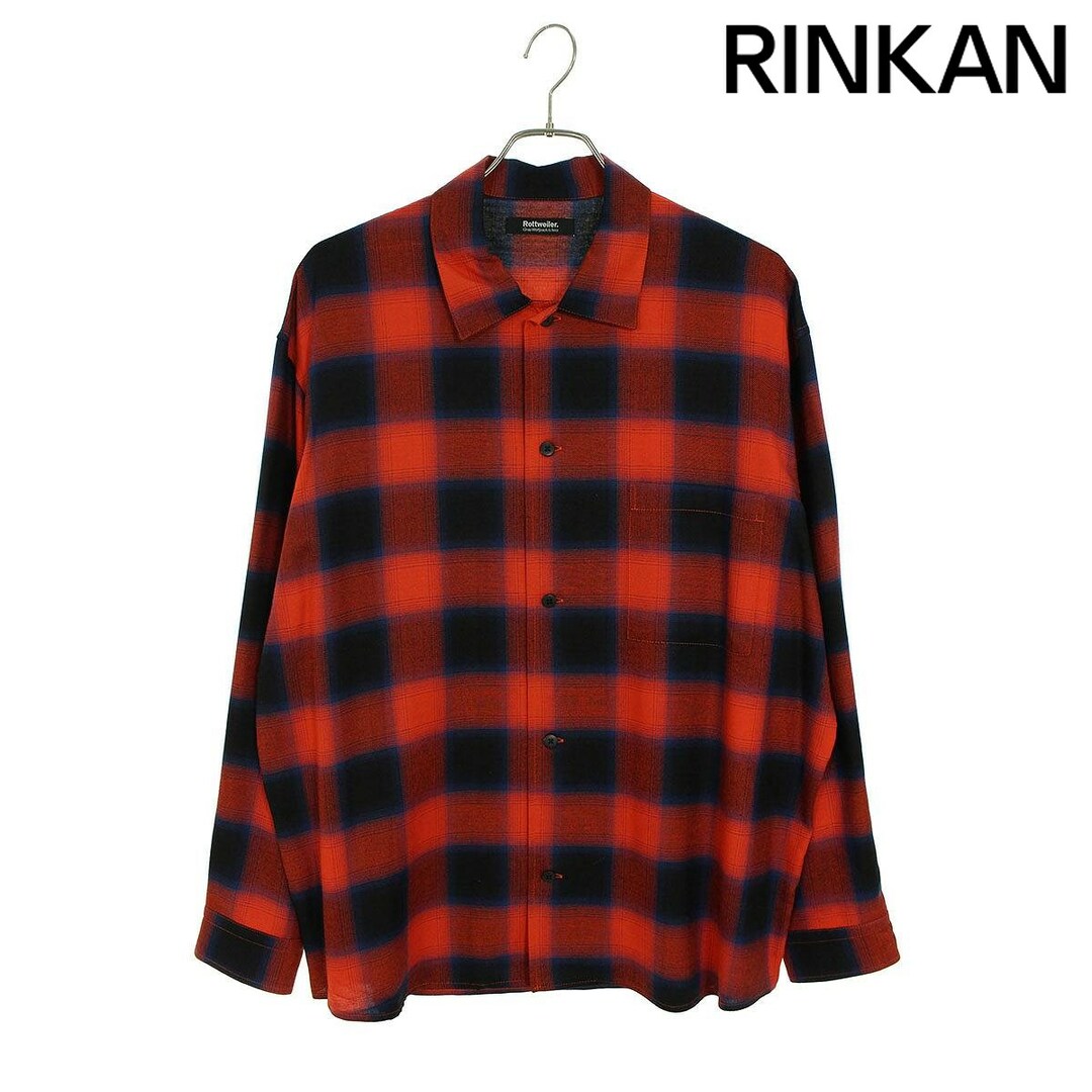 ロットワイラー ROTTWEILER　  24SS  R9 OMBRE L/S SHIRT チェックオンブレ長袖シャツ メンズ M メンズのトップス(シャツ)の商品写真