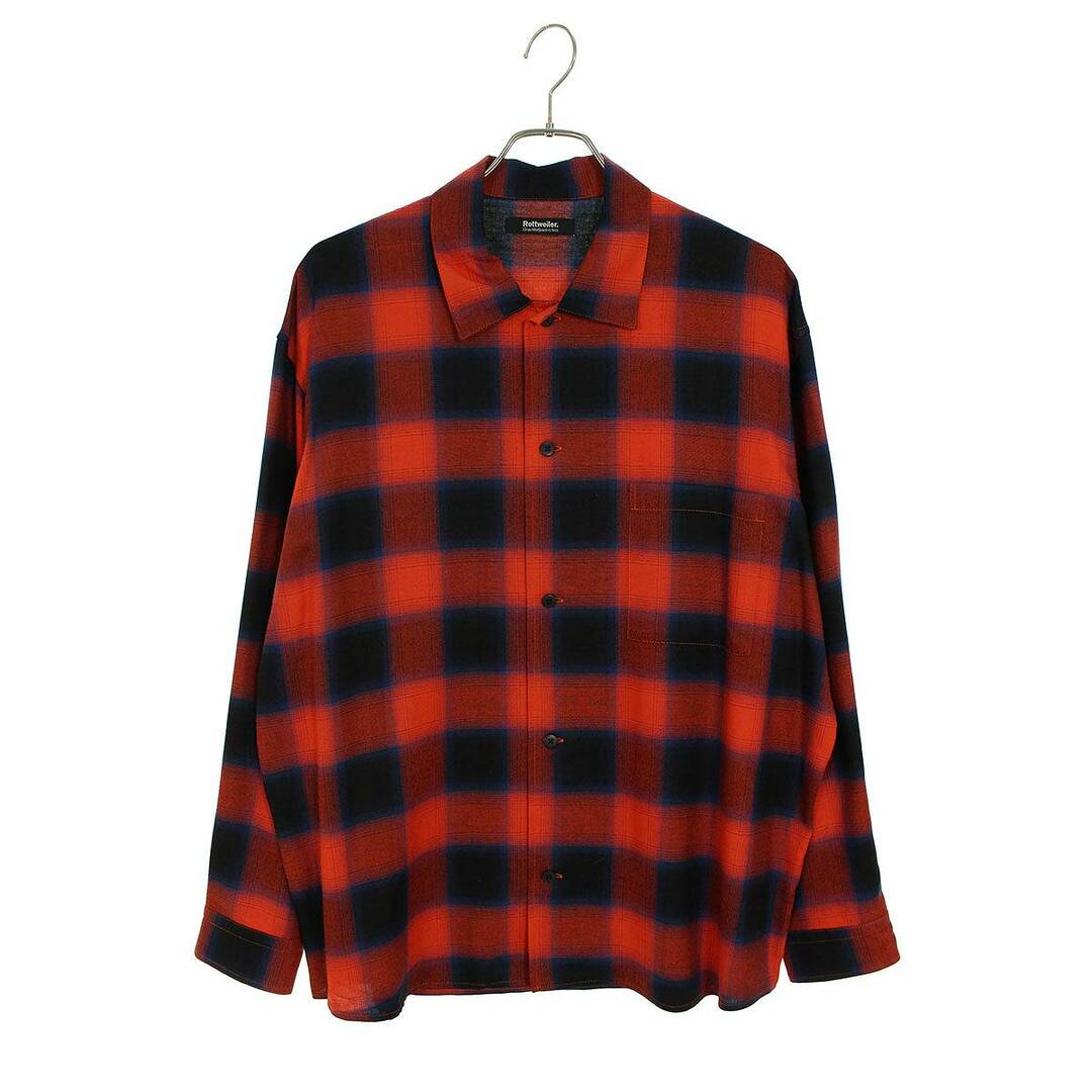 ロットワイラー ROTTWEILER　  24SS  R9 OMBRE L/S SHIRT チェックオンブレ長袖シャツ メンズ M メンズのトップス(シャツ)の商品写真