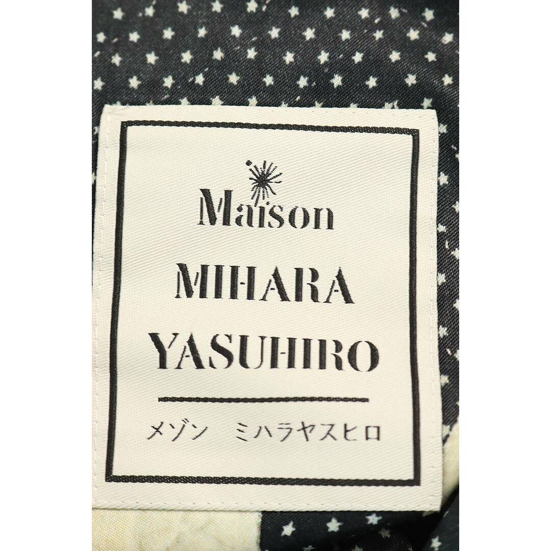 MIHARAYASUHIRO(ミハラヤスヒロ)のミハラヤスヒロ  B12SH113-0 ドランカーズパスキルトパターン長袖シャツ メンズ 36 メンズのトップス(シャツ)の商品写真