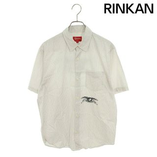 シュプリーム(Supreme)のシュプリーム  ANTIHERO S/S SHIRT アンタイヒーローストライプ半袖シャツ メンズ M(シャツ)