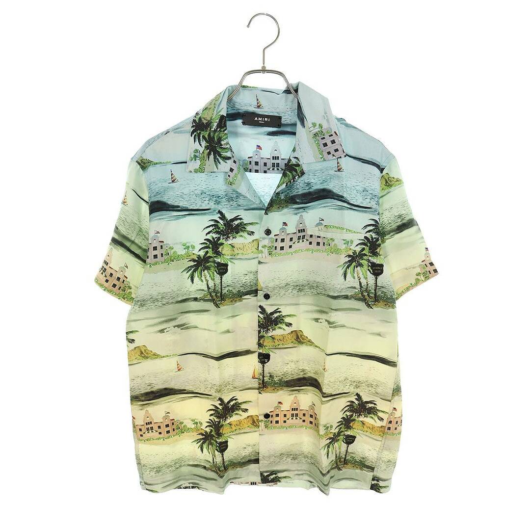 AMIRI(アミリ)のアミリ  19SS  BEVERLY HILLS HAWAIIAN シルク半袖シャツ メンズ S メンズのトップス(シャツ)の商品写真