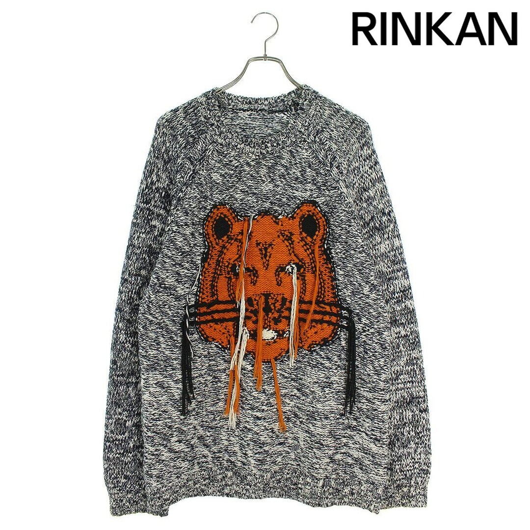 KENZO(ケンゾー)のケンゾー  Intarsia knit tiger FB65PU6323TD タイガーモチーフニット メンズ L メンズのトップス(ニット/セーター)の商品写真