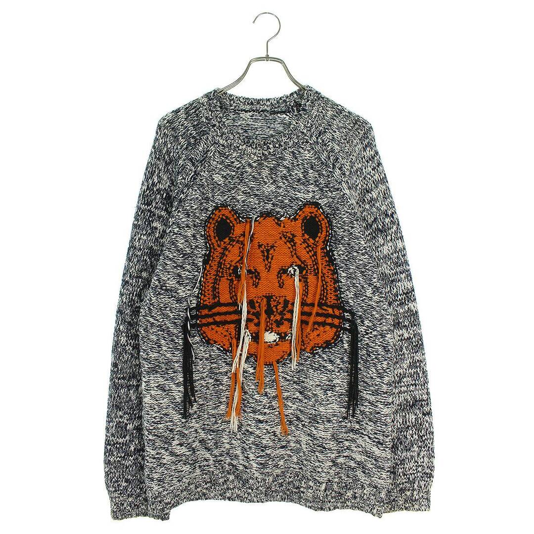 KENZO(ケンゾー)のケンゾー  Intarsia knit tiger FB65PU6323TD タイガーモチーフニット メンズ L メンズのトップス(ニット/セーター)の商品写真