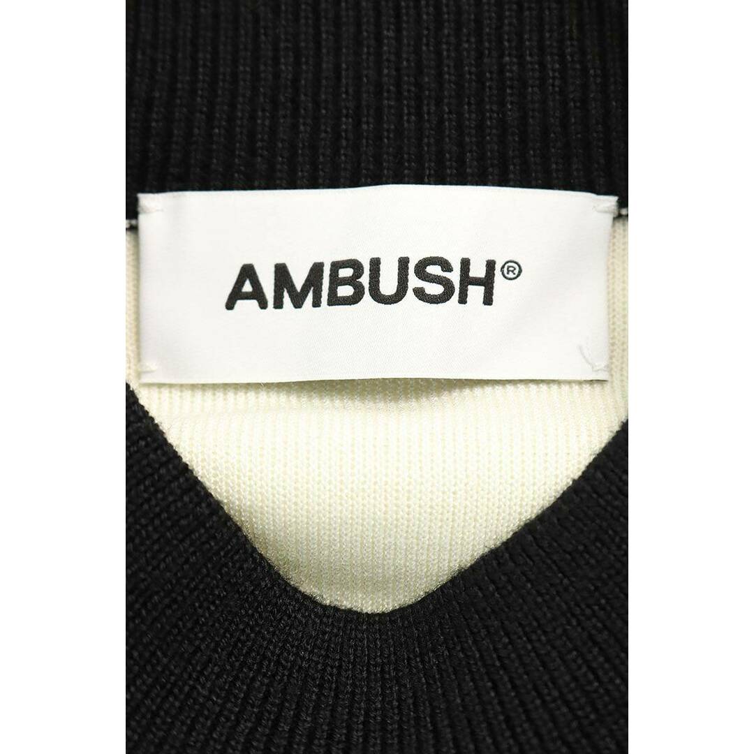 AMBUSH(アンブッシュ)のアンブッシュ  BMHE006F22KNI001 バックロゴデザインニット メンズ S メンズのトップス(ニット/セーター)の商品写真