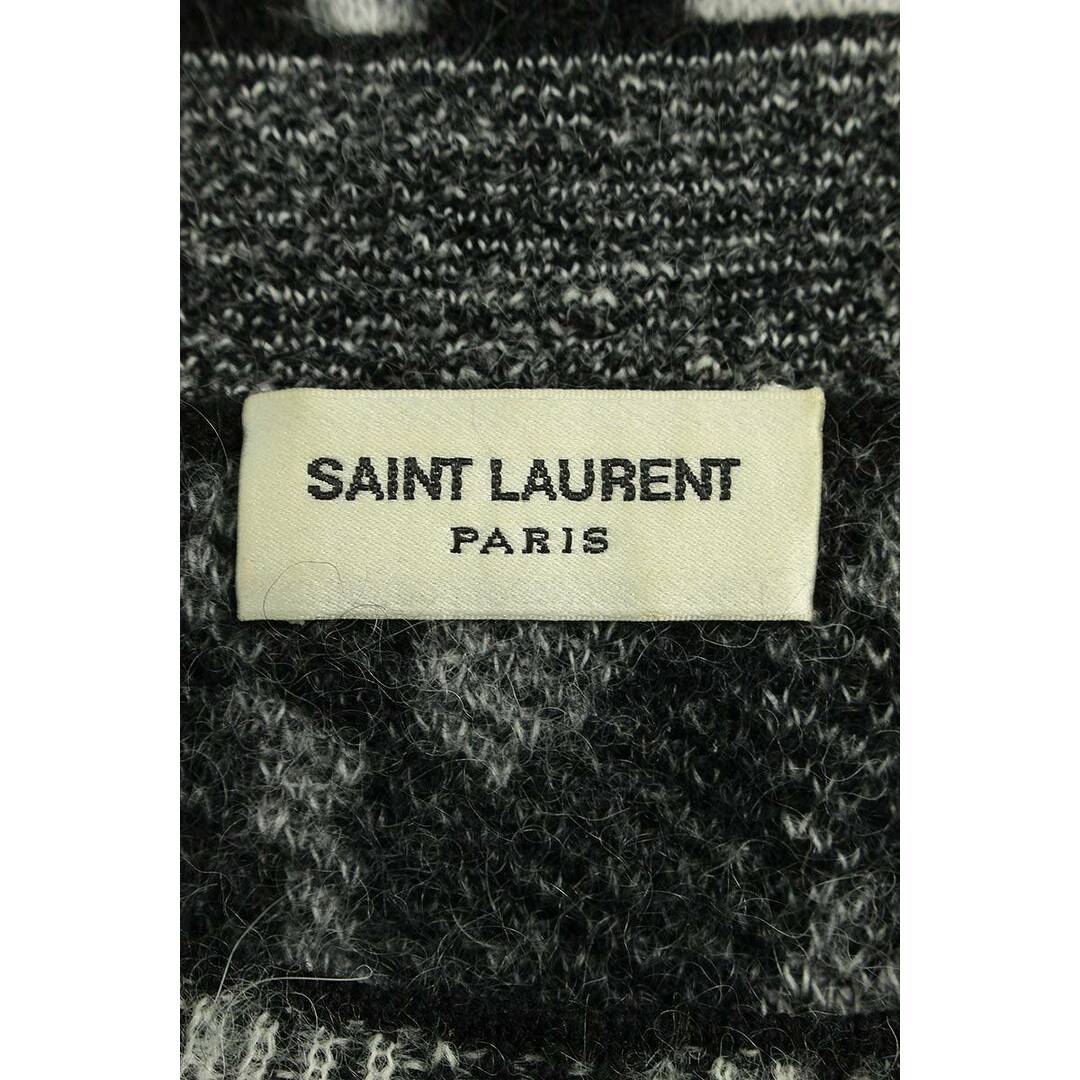 Saint Laurent(サンローラン)のサンローランパリ  609385 YAMP2 レオパードクルーネックニット メンズ XS メンズのトップス(ニット/セーター)の商品写真