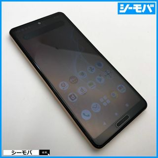 シャープ(SHARP)の1078スマホ AQUOS sense4 SH-41A SIMフリーピンク割れ(スマートフォン本体)