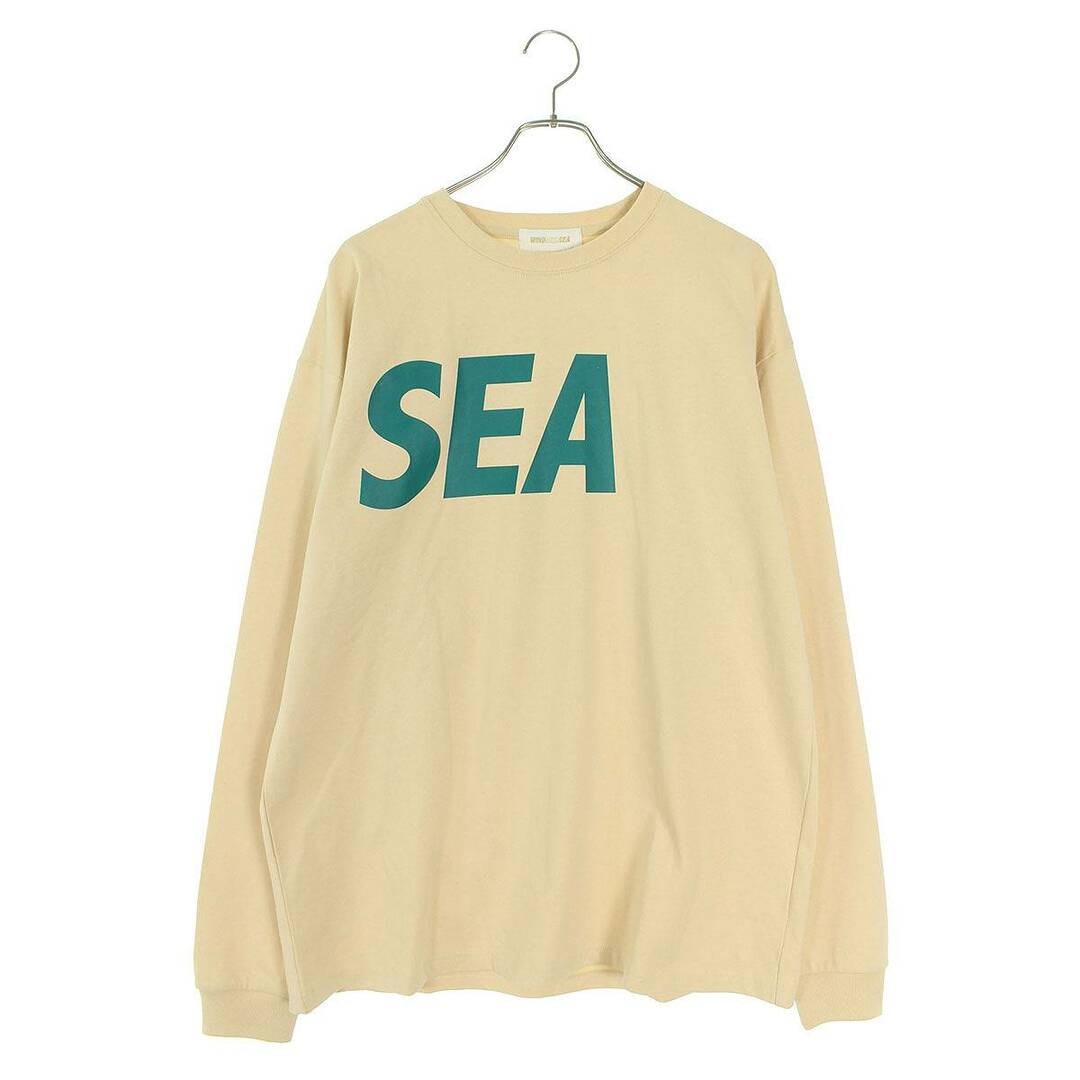 WIND AND SEA(ウィンダンシー)のウィンダンシー  WDS-SEA-22S-01 ロゴプリント長袖カットソー メンズ XL メンズのトップス(Tシャツ/カットソー(七分/長袖))の商品写真