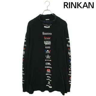 バレンシアガ(Balenciaga)のバレンシアガ  19AW  594582 TGV79 マルチロゴタートルネック長袖カットソー メンズ XXL(Tシャツ/カットソー(七分/長袖))