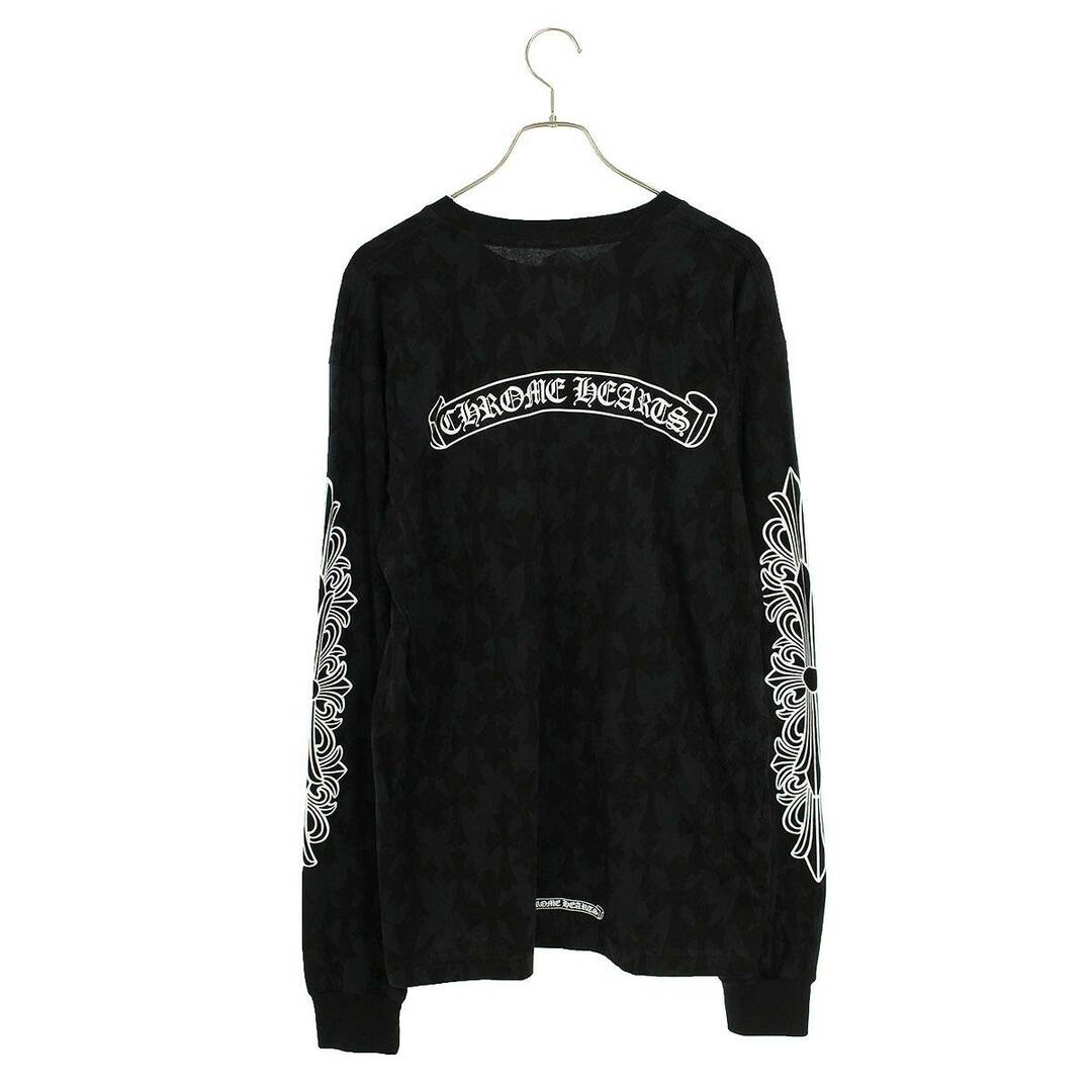 Chrome Hearts(クロムハーツ)のクロムハーツ セメタリークロス総柄プリント長袖カットソー メンズ XL メンズのトップス(Tシャツ/カットソー(七分/長袖))の商品写真