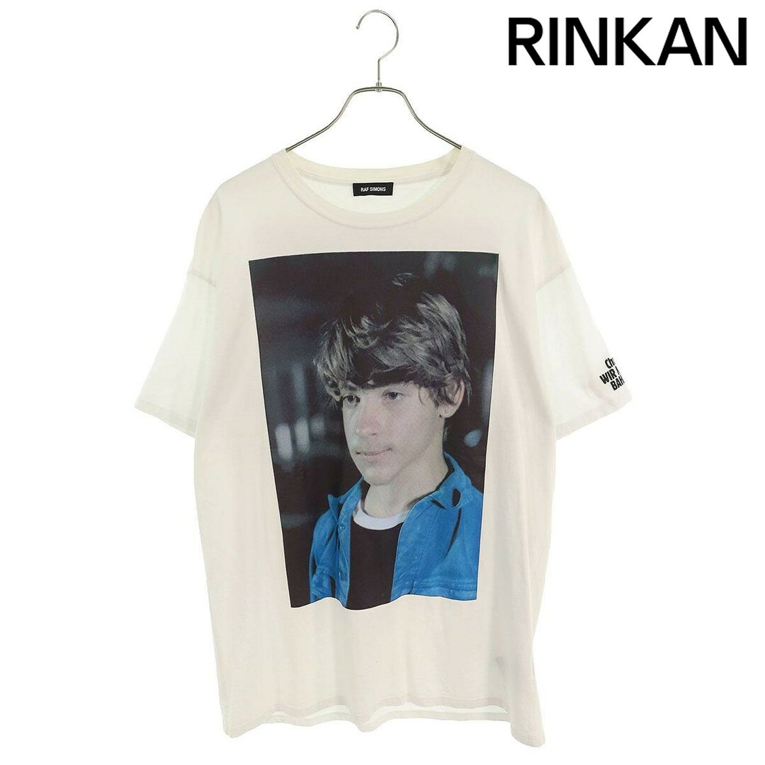 RAF SIMONS(ラフシモンズ)のラフシモンズ  18AW  Christiane F クリスチーネFフォトオーバーサイズTシャツ メンズ M メンズのトップス(Tシャツ/カットソー(半袖/袖なし))の商品写真