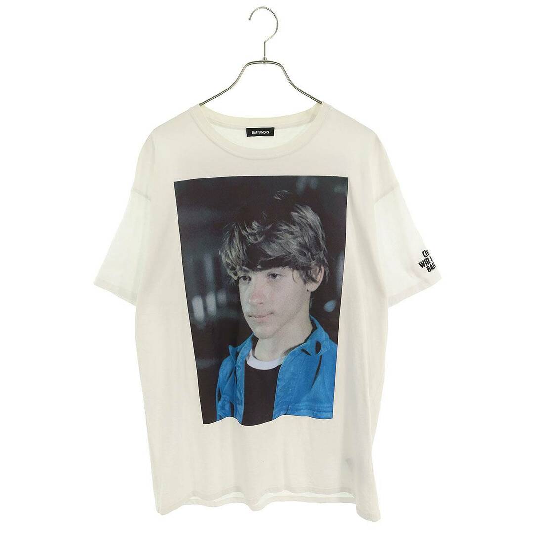 RAF SIMONS(ラフシモンズ)のラフシモンズ  18AW  Christiane F クリスチーネFフォトオーバーサイズTシャツ メンズ M メンズのトップス(Tシャツ/カットソー(半袖/袖なし))の商品写真