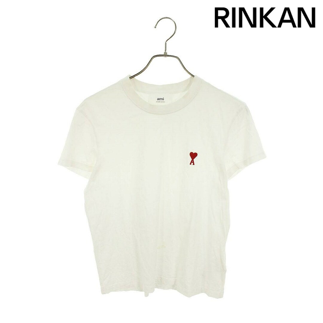 ami(アミ)のアミアレクサンドルマテュッシ  BFUTS001.724 ハートロゴ刺繍Tシャツ メンズ XS メンズのトップス(Tシャツ/カットソー(半袖/袖なし))の商品写真
